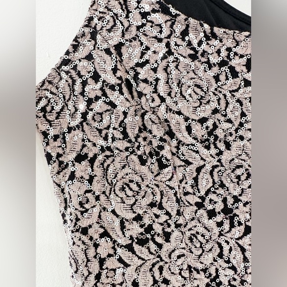 Vintage - Alex Evenings - Sequin Gown - Scoop Neck - Size 12 - Picture 5 of 15